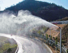园区道路智能喷淋雾化除霾自动化降尘系统